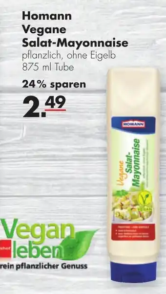 Handelshof Homann Vegane Salat Mayonnaise 875ml Angebot