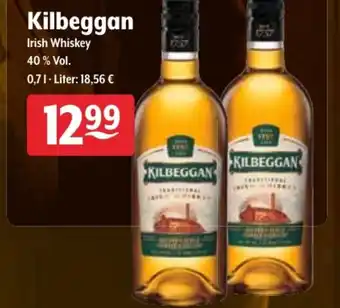 Getränke Hoffmann Kilbeggan Irish Whiskey 0,7L Angebot
