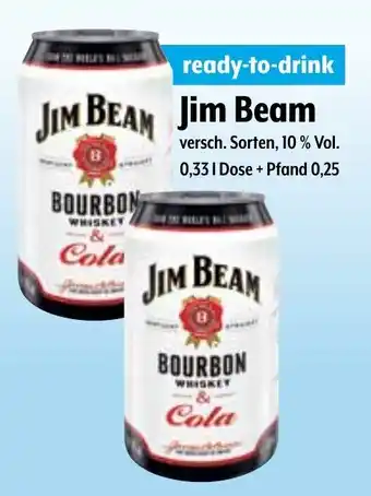 Getränke Hoffmann Jim Beam 0,33L Angebot