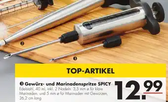 Handelshof Gewürz und Marinadenspritze Spicy Angebot