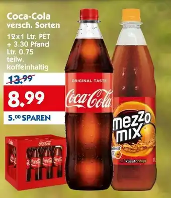 Hol'ab Getränkemarkt Coca Cola 12x1L Angebot