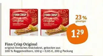 tegut Finn Crisp Original Angebot