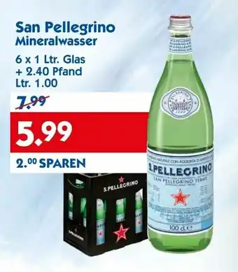 Hol'ab Getränkemarkt San Pellegrino Mineralwasser 6x1L Angebot