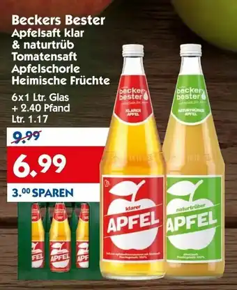 Hol'ab Getränkemarkt Beckers Bester 6x1L Angebot