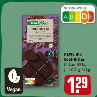 REWE Rewe bio edel-bitter Angebot