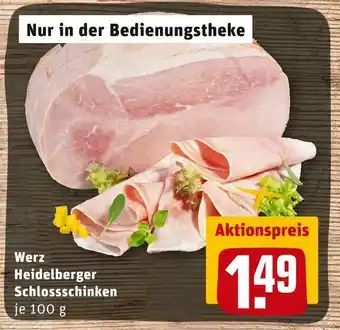 REWE Werz heidelberger schlossschinken Angebot