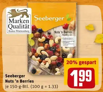 REWE Seeberger nuts ’n berries Angebot