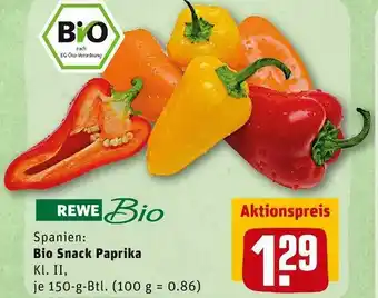 REWE Rewe bio bio snack paprika Angebot