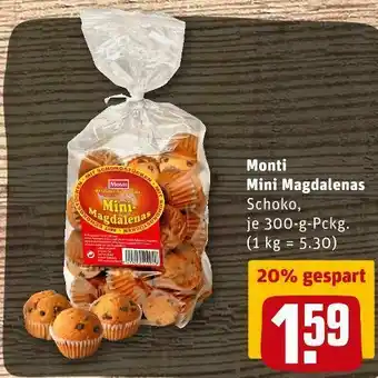 REWE Monti mini magdalenas Angebot