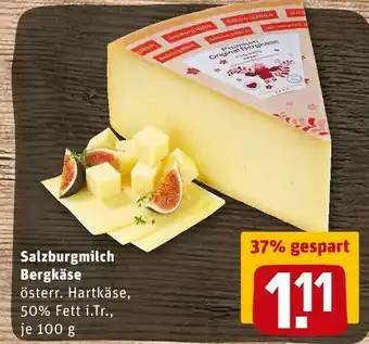 REWE Salzburgmilch bergkäse Angebot