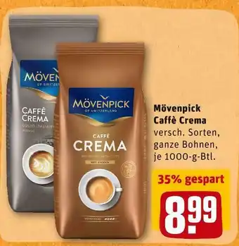 REWE Mövenpick caffè crema Angebot