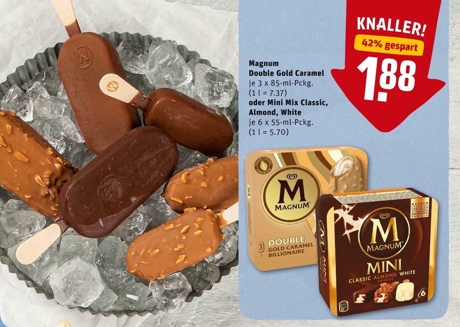 Magnum eis Angebot bei REWE