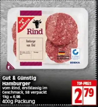 Elli Markt Gut & Günstig Hamburger 400g Angebot