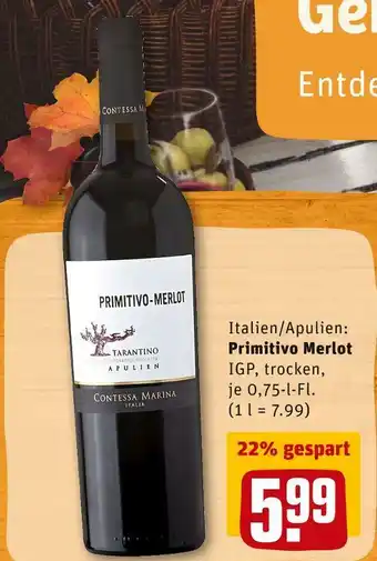 REWE Rotwein Angebot