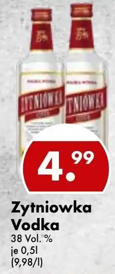 Trink und Spare Zytniowka Vodka 0,5L Angebot