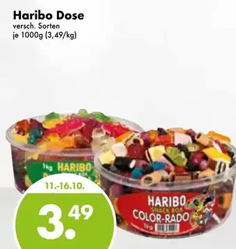 Trink und Spare Haribo Dose 1000g Angebot