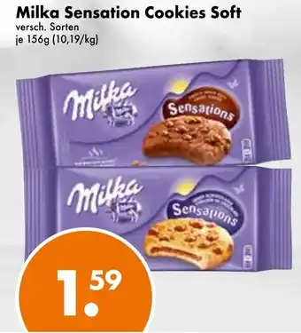 Trink und Spare Milka Sensation Cookies Soft 156g Angebot