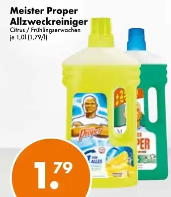 Trink und Spare Meister Proper Allzweckreiniger 1L Angebot