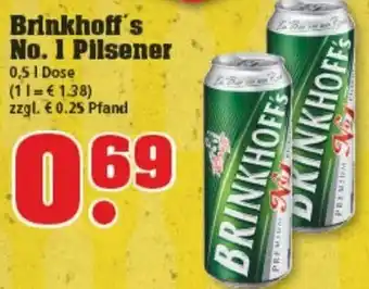 trinkgut Brinkhoff's No. 1 Pilsener 0,5L Angebot