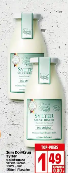 Elli Markt Zum Dorfkrug Sylter Salatsauce 250ml Angebot