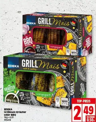 Elli Markt Edeka Grillmais Kräuter oder BBQ Angebot