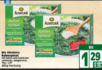 Elli Markt Bio Alnatura Rahmspinat 450g Angebot