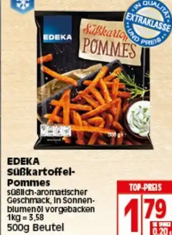 Elli Markt Edeka Süßkartoffel Pommes 500 g Beutel Angebot