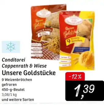 KONSUM Conditorei Coppenrath & Wiese Unsere Goldstücke 450g Beutel Angebot