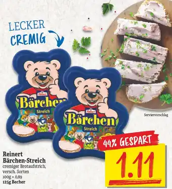 NP Discount Reinert Bärchen Streich 125g Becher Angebot