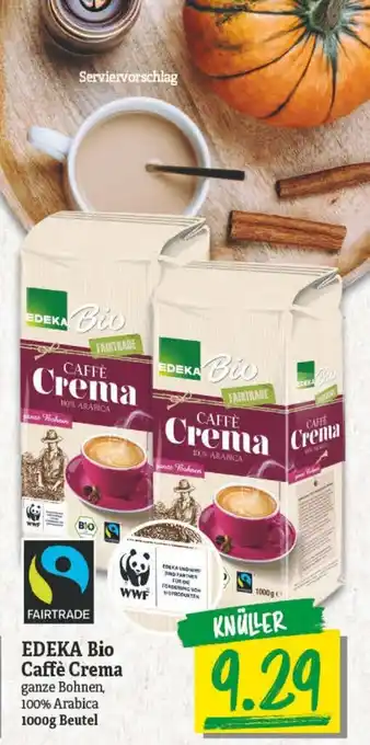 NP Discount Edeka Bio Caffè Crema 1000g Beutel Angebot