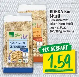 NP Discount Edeka Bio Müsli 500/750g Angebot