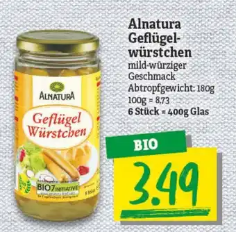 NP Discount Alnatura Geflügelwürstchen 400g Angebot