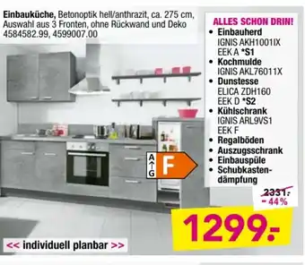 Combi Einbauküche Angebot