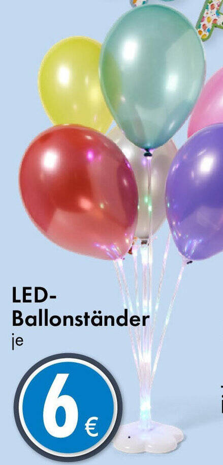 LED Ballonständer Angebot bei TEDi