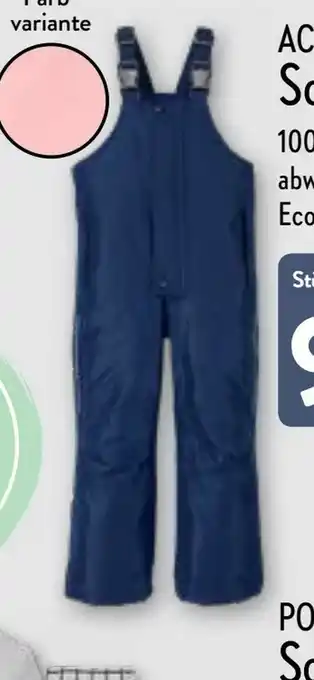 Aldi Nord Mädchen Schneehose Angebot