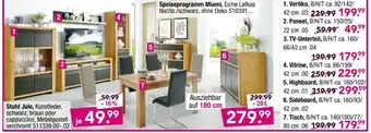 Combi Speiseprogramm Miami oder Stuhl Jule Angebot