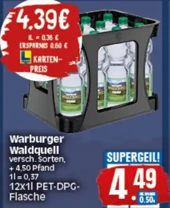 Elli Markt Warburger Waldquell 12x1L Angebot