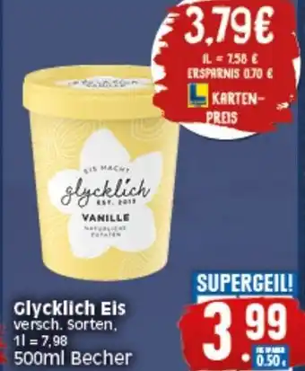 Elli Markt Glycklich Eis 500ml Becher Angebot