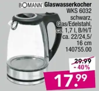 Combi Bomann Glaswasserkocher Angebot