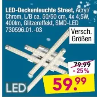 Combi LED Deckenleuchte Street Angebot