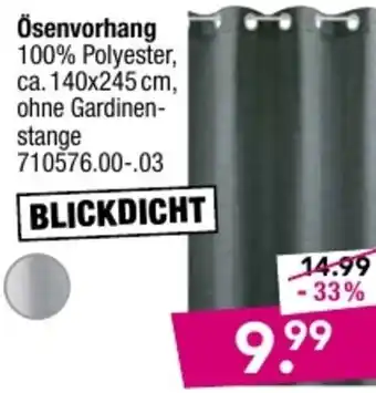 Combi Ösenvorhang Angebot