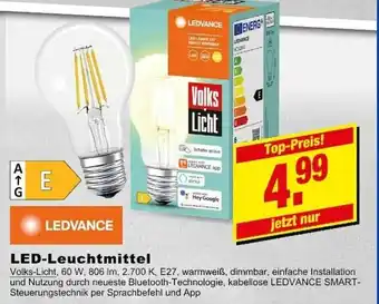 Lüchau Bauzentrum Ledvance LED Leuchtmittel Angebot