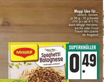 E-Center Maggi Ldee Für Angebot