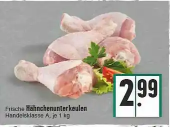 E-Center Frische Hähnchenunterkeulen Angebot