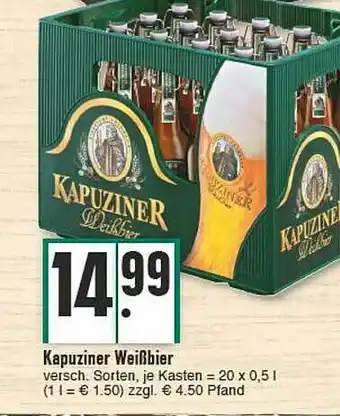 E-Center Kapuziner Weißbier Angebot