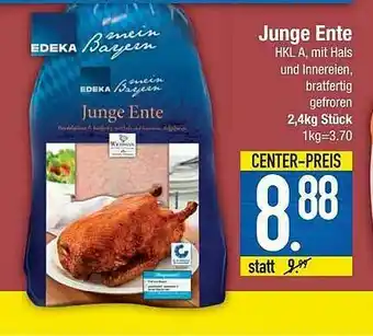 E-Center Edeka Mein Bayern Junge Ente Angebot