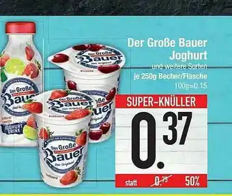 E-Center Der Große Bauer Joghurt Angebot