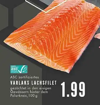 Edeka Asc Zertifiziertes Varlaks Lachsfilet Angebot