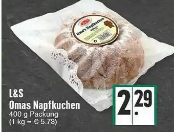 Edeka L&s Omas Napfkuchen Angebot