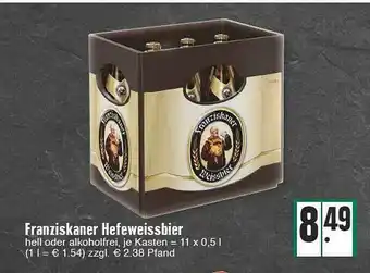 Edeka Franziskaner Hefeweissbier Angebot